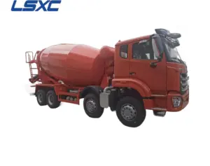 Concrete Mixer with Double Rear Axles Large Capacity Equipped with Eaton Pump and Motor