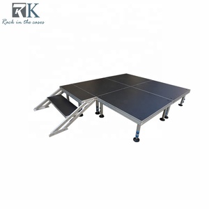 Scène de mariage durable pour événements, scène portable d'extérieur mobile à 4 pieds en aluminium pour spectacle musical - Product Image 2