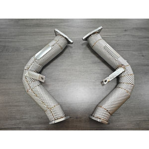 Tubo de bajada de acero inoxidable AKS para Audi S4 S5 A6 A7 A8 B8 Q5 SQ5 3,0 TFSI tubo de bajada 2007 + - Product Image 6