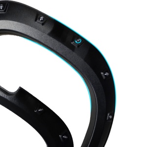 Accesorios Universales Flexibles para Automóviles, Guardabarros de Plástico ABS 4x4 Negros para MITSUBISHI L200 2019 en Adelante - Product Image 1