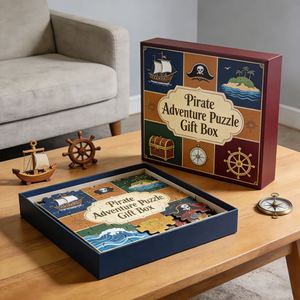 Custom Jigsaw <b>Puzzle</b> for Maternal & Baby Grey Board with Customized Logo Gift Box DIY Educational Toddler Toy Set - Product Image 2