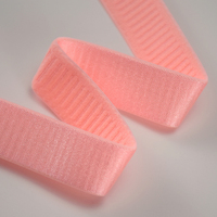 Bande élastique côtelée unie de 18 mm couleur personnalisée en polyamide brillant pour lingerie et vêtements