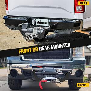 AMBITION Nouveaux produits de récupération pour conducteurs, plaque de montage de treuil pour attelage de pare-chocs, état neuf, support de treuil - Product Image 5