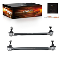MaXpeedingrods Paire de biellettes de barre stabilisatrice avant réglables 280-330 mm pour Honda Civic 2016 2016-2019