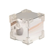 Nouvelle lampe de nuit en acrylique en forme de cube remplie de fleurs de tulipes, 12 cm, lumière d'ambiance de luxe pour chevet et bureau, cadeau créatif DIY, vente en gros