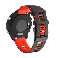 Bracelet universel en caoutchouc pour montre, 20mm, 22mm, pour Garmin Forerunner 745 645, en Silicone souple, à dégagement rapide, pour Samsung Gear S3