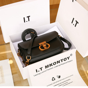 Bolso cruzado de mujer de moda con hebilla geométrica y forro de poliéster para comercio transfronterizo - Product Image 3