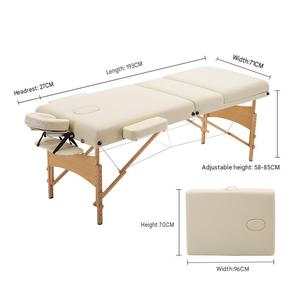Ensemble de table de massage pliable et portable avec oreiller réglable pour le visage, table de cils légère, table de tatouage avec appui-tête - Product Image 5