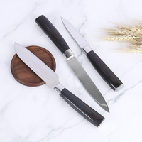 Ensemble de 9 couteaux de cuisine à motif laser Damas, manches en bois coloré, couteaux polyvalents pour trancher, couper, découper la viande, le pain, couteau de chef personnalisé