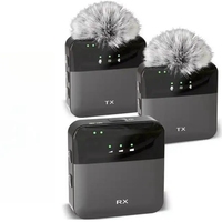2.4G Plug & Play 31g 50m 6H Réduction intelligente du bruit K62 Microphone Lavalier à revers sans fil pour enregistrement vidéo d'appareil photo reflex numérique