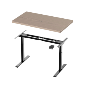 Ergonómico dos segmentos motorizado eléctrico altura ajustable hogar Oficina Escritorio de pie marco moderno Convertible Sit Stand opción - Product Image 1