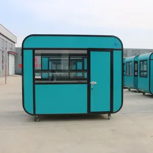 Kiosque à café mobile 2026, poste <span class=keywords><strong>de</strong></span> garde, <span class=keywords><strong>cabine</strong></span> <span class=keywords><strong>de</strong></span> sécurité avec toilettes, bureau, Philippines, États-Unis, stand - Product Image 1