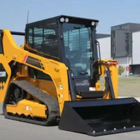 Chargeuse compacte sur chenilles ST230V Tier4, poids opérationnel 4,68T, godet de 0,4m³, force de rupture de 25,5kN pour travaux sur chantier