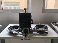 Entièrement automatique 4 parties Snap Botton Jeans métal bouton fixation Rivet main presse Machine mâle femelle