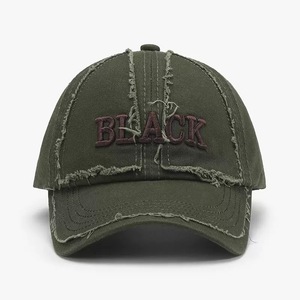 Casquette de baseball unisexe en coton de haute qualité à 6 panneaux avec logo brodé personnalisé, taille ajustable pour adultes, chapeau de sport décontracté - Product Image 5