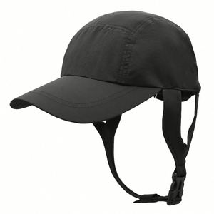 Summer Waterproof Baseball Cap 100% Polyester Common <b>Sunscreen</b> Adjustable Beach Sunshade Surf with Strap - Product Image 1