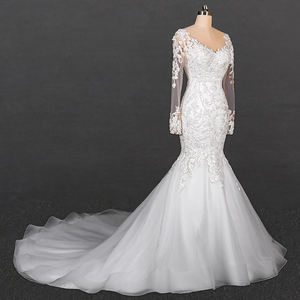 TEENYEE Nouveautés Tulle Cathédrale Train Russe Mariées Robe De Mariée Robes De Mariée Vestidos De Novia Elegante pour Mariage - Product Image 3