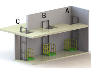 Plataformas de elevación hidráulica Elevadores de almacén al aire libre Elevador de carga Ascensor exterior Mesa elevadora - Product Image 5