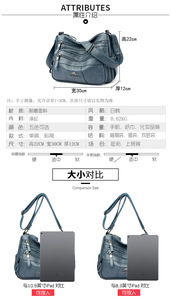 Nuevo Bolso de Mano Casual para Mujer, de Cuero PU Suave, de Alta Calidad, con Múltiples Bolsillos, Bandolera, Color Sólido, Bolso Mensajero para Dama - Product Image 2