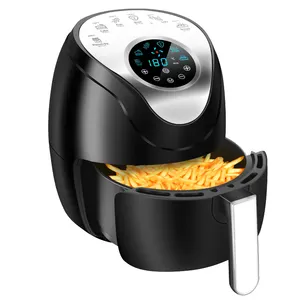 Controle de toque exibido LCD NOOil 6.0L Air Fryers Smart Air Deep Fryers aparelhos de cozinha fritadeira ar