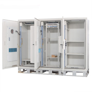 Armoire extérieure W-TEL à double compartiment et double porte en acier inoxydable/acier galvanisé IP65 pour équipement de télécommunications - Product Image 5