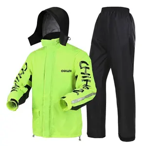 Tianwang Alta Qualidade Impermeável Men's Motorcycle Raincoat Leve Casual Capuz Rain Suit Ciclismo Rain Gear in the Rain