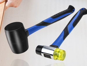 Hiyes เครื่องมือช่างทำจากยาง PP TPR และค้อนพลาสติกที่จับไฟเบอร์กลาสขนาด40มม. (1-9/16 ") จากโรงงานจีนสั่งทำ - Product Image 3