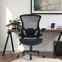 Chaise de bureau exécutive ergonomique moderne - Coussin épais rembourré, hauteur réglable, utilisation hôtel, atelier, directement de l'usine