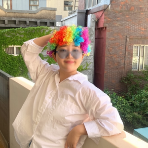 Parrucca arcobaleno Self-Studio per costumi Cosplay forniture per feste - Product Image 1