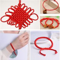 Cordon en Nylon Blanc Satiné 1,5 mm pour Fabrication de Bijoux, Collier Macramé Queue-de-Rat, Fil Ciré, Perles en Vrac, Artisanat Nœud Chinois