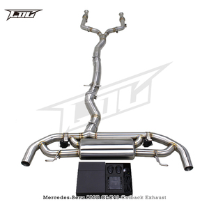 <span class=keywords><strong>BSK</strong></span> pour mercedes-benz GLC43 AMG 3.0T 2020-2024 voiture de sport de course SS304 tuyau Valvetronic système d'échappement Catback silencieux échappement - Product Image 6
