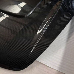 Nueva Cubierta <span class=keywords><strong>de</strong></span> <span class=keywords><strong>Motor</strong></span> <span class=keywords><strong>de</strong></span> Fibra <span class=keywords><strong>de</strong></span> <span class=keywords><strong>Carbono</strong></span> Forjada <span class=keywords><strong>de</strong></span> Doble Cara para <span class=keywords><strong>Tesla</strong></span> Model Y, Color Negro, Ajuste Universal - Product Image 3