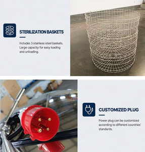 Stérilisateur de substrat de champignons électrique 200L, autoclave à vapeur haute pression pour ferme commerciale de culture de champignons - Product Image 2
