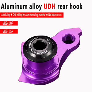 Fixation de dérailleur arrière de vélo Vis de suspension 12mm à travers le moyeu Alxe Alliage Udh <span class=keywords><strong>Crochet</strong></span> - Product Image 6