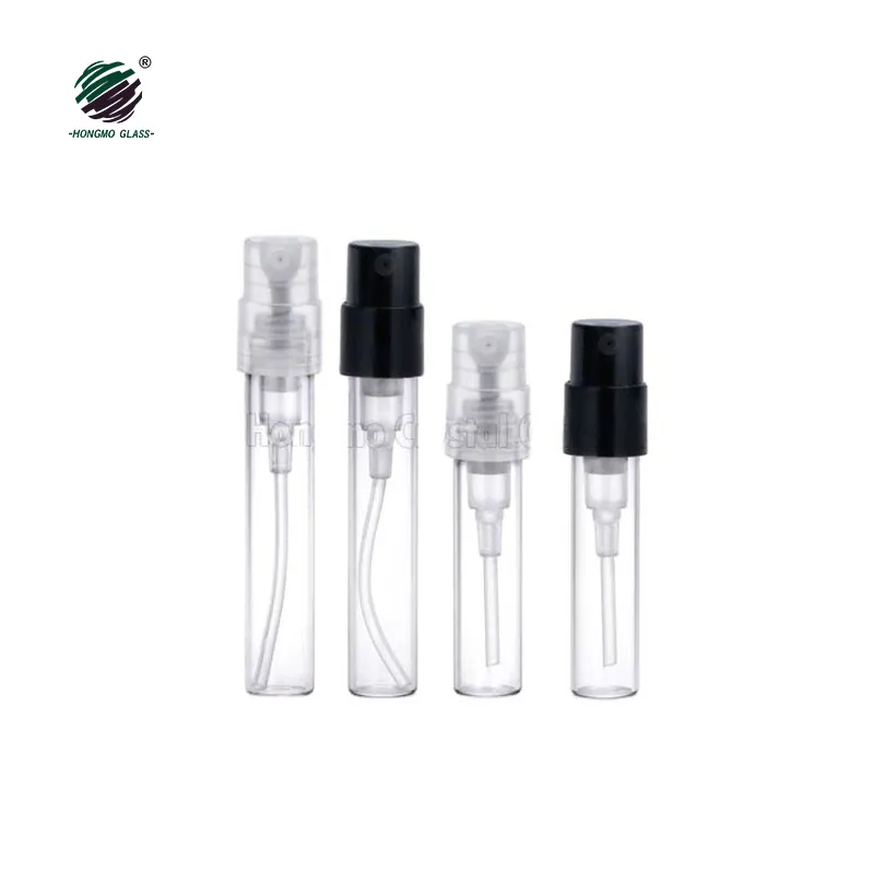 Custom Logo good price 1ml 1.5ml 2ml 3ml 10Ml cylindrical perfume bottle small parfum glass bottles