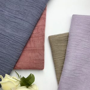 Tessuto Misto 45% Lyocell 55% Ramia per Primavera ed Estate, Ecologico, Multicolore, Tessuto Crepe Koshibo per Abaya - Product Image 6