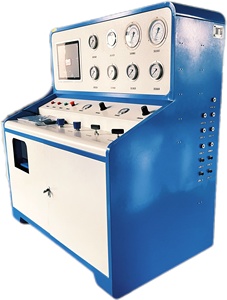 PC-Steuerung Sicherheits ventil prüfstand mit drehbarem Klemmt isch - Product Image 4