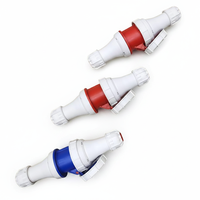 Enchufe Universal Nuoqiya de 3/4/5 Polos, Serie 63A, Enchufe de Seguridad Conveniente con Conector
