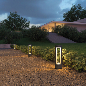 Luces Solares Modernas de Aluminio para Jardín, 400/600/800mm, LED IP65 Resistentes al Agua, Farola de Jardín 5000K con Sensor de Movimiento y Luz Diurna - Product Image 6