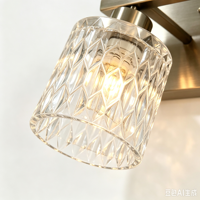 Luminaire de salle de bain moderne, classique, 3 lumières, en fer, résistant à la rouille, support métallique robuste, lampe de miroir