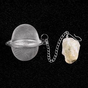 Colador de Té de Cristal de Ágata <span class=keywords><strong>con</strong></span> Forma Irregular Pulida, <span class=keywords><strong>Filtro</strong></span> de Malla para Sopa y Especias para Olla Caliente - Product Image 6