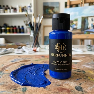 Ensemble de peinture acrylique non toxique personnalisable de 24 couleurs, peintures pour l'art et l'artisanat, cadeaux pour artistes, enfants, débutants et peintres - Product Image 2