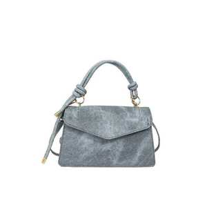 Sac bandoulière carré en cuir PU uni, style rétro, pour femme, vente en gros - Product Image 1