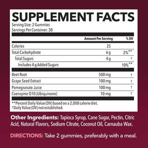 อาหารเสริมสมุนไพรบีทรูทแบบเยลลี่ OEM/ODM อุดมด้วยวิตามินหลากหลาย สารสกัดจากพริกไทยดำ ช่วยเรื่องการเจริญเติบโตของเส้นผม อายุการเก็บรักษา 24 เดือน - Product Image 4