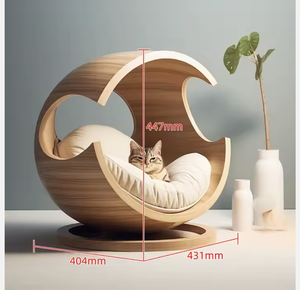 Moderne Luxe Comfortabele Kattenbedden En-Meubels Huisdierenappartement Met Kitty Bed Luxe Gezellig Kattengrot Kattenhuis - Product Image 4