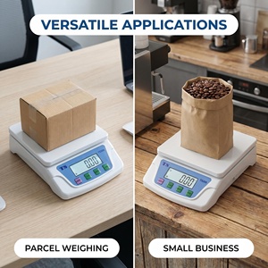 <span class=keywords><strong>Balance</strong></span> numérique électronique multifonctionnelle pour la cuisine, avec écran LCD, en plastique, pour peser les aliments - Product Image 6