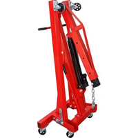 Grue de levage de moteur 2T pliable, grue hydraulique manuelle pour voiture