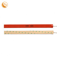 110v 220v personnalisé Flexible Silicone caoutchouc tuyau chauffage bande chauffante ceinture chauffante pour conduite d'eau