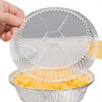 Bols en plastique PP rectangulaires écologiques de 7 pouces avec couvercles transparents, contenants jetables pour rôtir, cuire, cuisiner, emporter, 8 pouces, 9 pouces