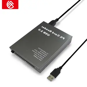 고품질 마이크로 어댑터 카드 리더 USB 2.0 금속 PCMCIA 카드 리더